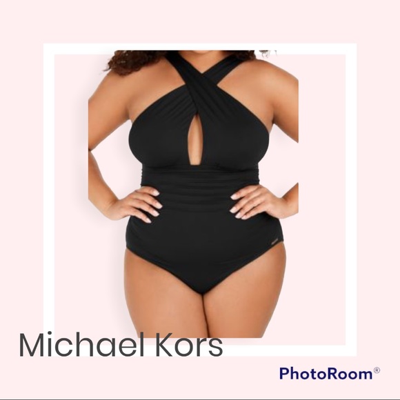 BNWT Michael Kors Plus Size Swimsuit - Picture 2 of 12